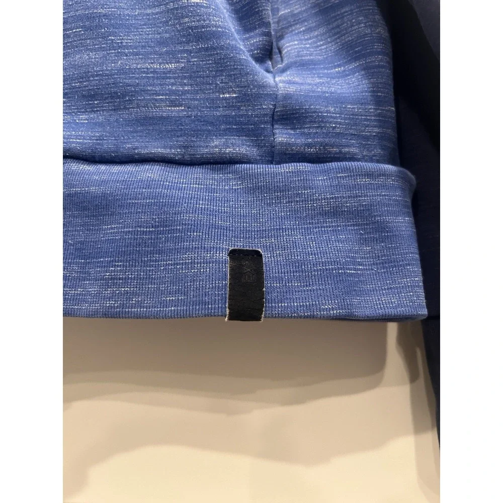 Express Athletic Zip Up Hoodie Blue Men's Size Medium